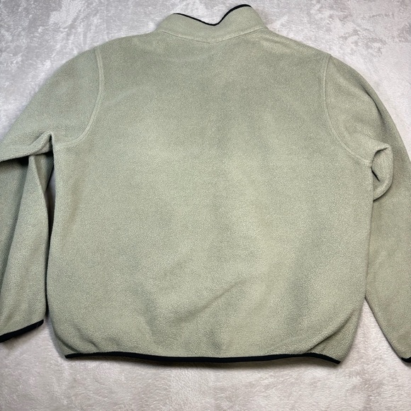 Vintage LL Bean Polartec Fleece 1/4 Snap Pullover Jacket XL Reg Sage Green - Picture 7 of 7
